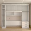 Guarda-Roupa Casal Modulado Diadema 6 Portas 3 Gavetas Branco - Panorama Móveis