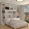 Guarda-Roupa Casal Modulado Diadema 6 Portas 3 Gavetas Branco - Panorama Móveis