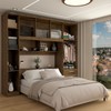 Guarda-Roupa Casal Modulado Diadema 6 Portas 3 Gavetas Jequitibá - Panorama Móveis