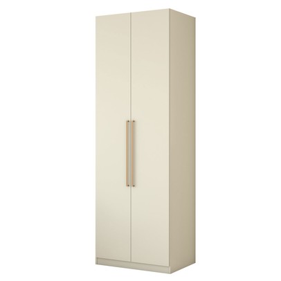 Guarda-Roupa Solteiro Modulado Kalore 2 Portas 3 Gavetas Kalore Areia - Panorama Móveis