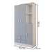 Guarda-Roupa Infantil Prince 3 Portas 2 Gavetas Azul - Panorama Móveis