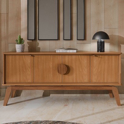 Balcão Buffet Paris 4 Portas Nature - Tebarrot