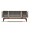 Balcão Buffet Paris 4 Portas Off White/Nature - Tebarrot