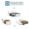 Cama Solteiro Bicama Matrix Flex Branco - Tebarrot
