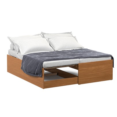 Cama Solteiro Bicama Matrix Flex Nature - Tebarrot