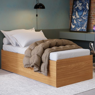 Cama Solteiro Bicama Matrix Flex Nature - Tebarrot