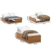 Cama Solteiro Bicama Matrix Flex Nature - Tebarrot