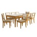 Mesa de Jantar 8 Lugares Loane com Vidro Madeira Maciça Off White/Fendi  - Kappesberg