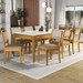 Mesa de Jantar 8 Lugares Loane com Vidro Madeira Maciça Off White/Fendi  - Kappesberg