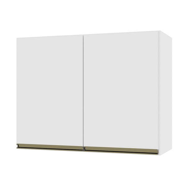 Armário Aéreo Cozinha 80 Cm 2 Portas 6123.35 Branco - Indekes