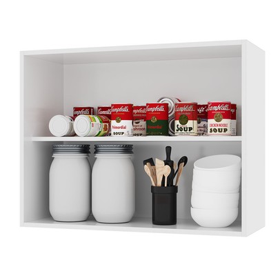 Armário Aéreo Cozinha 80 Cm 2 Portas 6123.35 Branco - Indekes