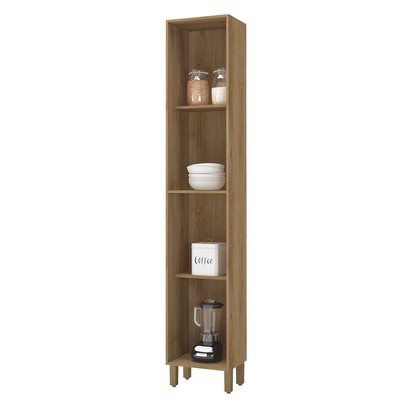 Paneleiro 2 Portas 3 Prateleiras Castani - Indékes