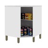 Armário de Cozinha para Canto 73 Cm 1 Porta 6123.8 Branco - Indékes