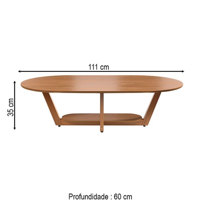 Mesa de Centro Elegance Nature - Tebarrot