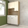Armário de Cozinha Beatrice 6 Portas 1 Gaveta Freijó/Soft - Panorama Móveis