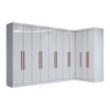 Guarda-Roupa Casal Modulado Odisseia 11 Portas 4 Gavetas Branco - Panorama Móveis