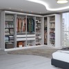 Guarda-Roupa Casal Modulado Odisseia 11 Portas 4 Gavetas com Espelho Branco - Panorama Móveis