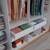 Guarda-Roupa Casal Modulado Odisseia 11 Portas 4 Gavetas com Espelho Cinamomo/Off White - Panorama Móveis