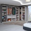 Guarda-Roupa Casal Modulado Odisseia 11 Portas 4 Gavetas com Espelho Onix - Panorama Móveis