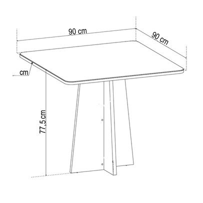 Canto Alemão Gourmet com 2 Cadeiras Mel/Blonde/Linho Bronze - Viero Móveis
