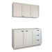 Cozinha Compacta Essenza para Pia 5 Portas 3 Gavetas 100% Mdf Branco Fosco - Panorama Móveis