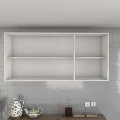 Armário Aéreo Cozinha Essenza 3 Portas 100% Mdf Branco Fosco - Panorama Móveis