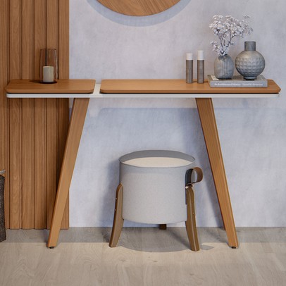 Aparador Town Off White/Nature - Pnr Móveis