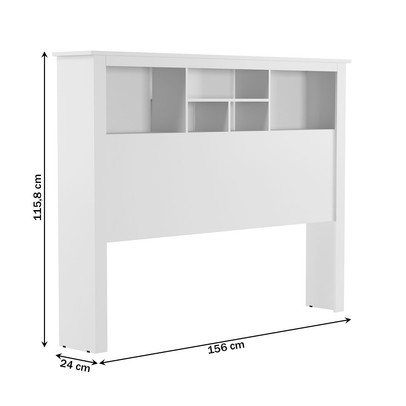 Cabeceira Casal Havaí Branco - Pnr Móveis