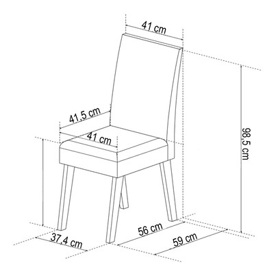 Canto Alemão Gourmet com 2 Caderias Mel/Cinza/Veludo Cinza - Viero Móveis