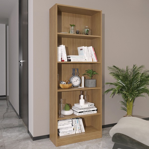 Estante para Livros 4 Prateleiras Me4141 Amêndoa - Tecno Mobili