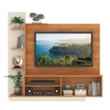 Estante para TV Até 55 Polegadas Havana 2 Portas Cinamomo/Off White - Fellicci