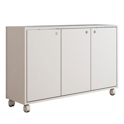 Balcão Buffet Palau 3 Portas Branco - Panorama Móveis