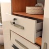 Cômoda Reducio 2 Portas 4 Gavetas Cinamomo/Off White - Panorama Móveis