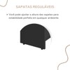 Armário para Escritório Tamburato 3 Gavetas 2 Portas Nogal/Preto - Artany Móveis