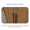 Guarda-Roupa Casal Montero 6 Portas 8 Gavetas 100% Mdf Cumaru - Pnr Móveis