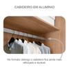 Guarda-Roupa Casal Montero 6 Portas 8 Gavetas 100% Mdf Cumaru/Fendi - Pnr Móveis