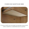 Guarda-Roupa Casal Montero 6 Portas 8 Gavetas 100% Mdf Cumaru/Fendi - Pnr Móveis