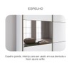 Guarda-Roupa Casal Atlântica 2 Portas 6 Gavetas 100% Mdf com Espelho Neve - Pnr Móveis