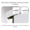 Guarda-Roupa Casal Atlântica 2 Portas 6 Gavetas 100% Mdf com Espelho Neve - Pnr Móveis