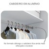 Guarda-Roupa Casal Atlântica 2 Portas 8 Gavetas 100% Mdf com Espelho Neve - Pnr Móveis