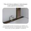 Guarda-Roupa Casal Atlântica 2 Portas 8 Gavetas 100% Mdf com Espelho Neve - Pnr Móveis