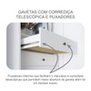 Guarda-Roupa Casal Paraíso 6 Portas 6 Gavetas 100% Mdf Branco - Pnr Móveis