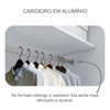 Guarda-Roupa Casal Paraíso 6 Portas 6 Gavetas 100% Mdf Branco - Pnr Móveis