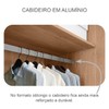 Guarda-Roupa Casal Paraíso 6 Portas 6 Gavetas 100% Mdf Cumaru - Pnr Móveis