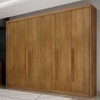 Guarda-Roupa Casal Paraíso 6 Portas 6 Gavetas 100% Mdf Cumaru - Pnr Móveis