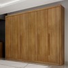 Guarda-Roupa Casal Paraíso 6 Portas 8 Gavetas 100% Mdf Cumaru - Pnr Móveis