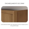 Guarda-Roupa Casal Daloa 3 Portas 6 Gavetas 100% Mdf com Espelho Cumaru/Fendi - Pnr Móveis
