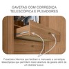 Guarda-Roupa Casal Daloa 3 Portas 8 Gavetas 100% Mdf com Espelho Cumaru - Pnr Móveis