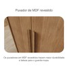 Guarda-Roupa Casal Brest 6 Portas 6 Gavetas 100% Mdf com Espelho Cumaru - Pnr Móveis