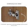 Guarda-Roupa Casal Brest 6 Portas 6 Gavetas 100% Mdf com Espelho Cumaru/Fendi - Pnr Móveis